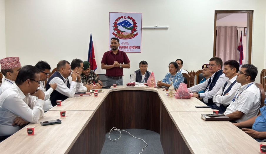 सहायक प्रमुख जिल्ला अधिकारी श्री पोषन राज भण्डारीज्यूको विदाई कार्यक्रम
